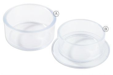 Futter u. Wassernapf 7cm klar 